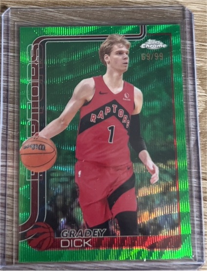 2025-26 Topps Chrome #214 Gradey Dick — front