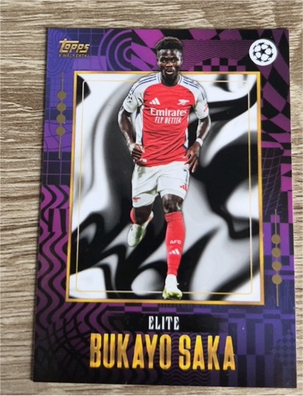 2024 Topps Gold UCC Elite # Bukayo Saka — front
