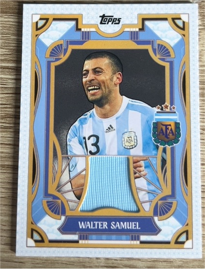 2024 Topps Argentina Team Set #TR-WS Walter Samuel — front