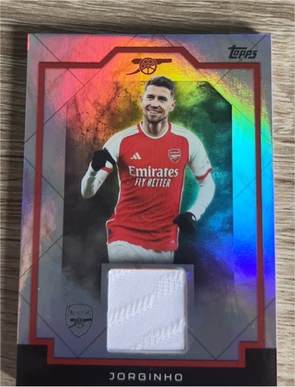 2024 Topps Arsenal Jorginho Patch Card — front