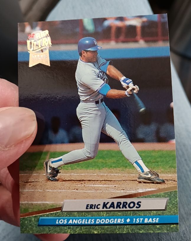 1992 Fleer Ultra #508 Eric Karros — front