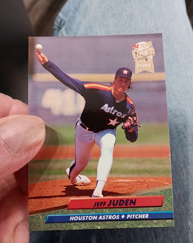 1992 Fleer Ultra #492 Jeff Juden — front