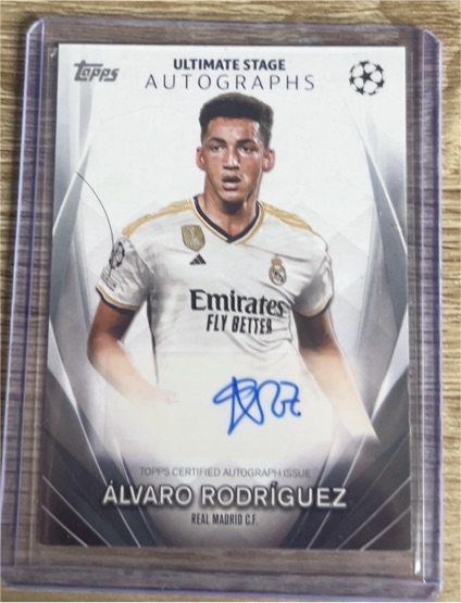 2023-24 Topps UEFA Club Competitions Ultimate Stage #USA-AR Álvaro Rodríguez — front