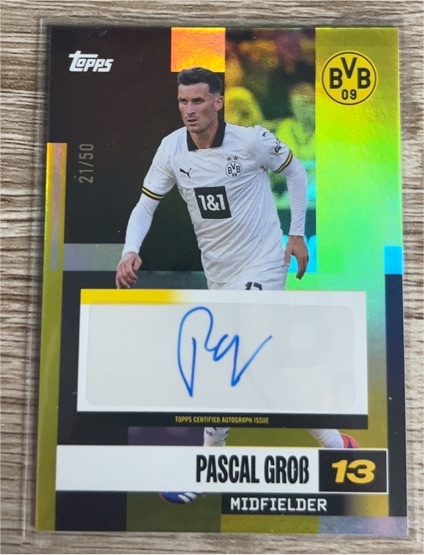 2024-25 Topps Borussia Dortmund #13 Pascal Groß — front