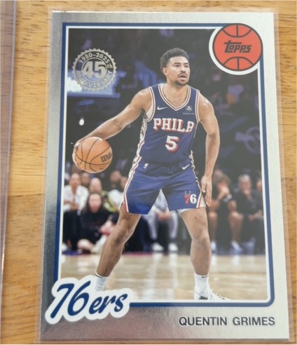 2025-26 Topps 1980-81 45th Anniversary #80BK-46 Quentin Grimes — front