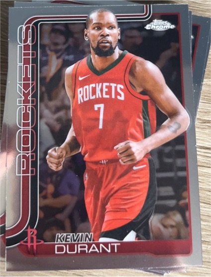 2025-26 Topps Chrome #155 Kevin Durant — front