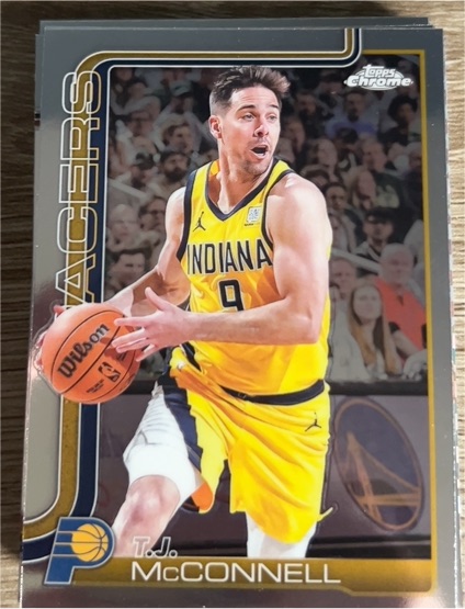 2025-26 Topps Chrome #11 T.J. McConnell — front
