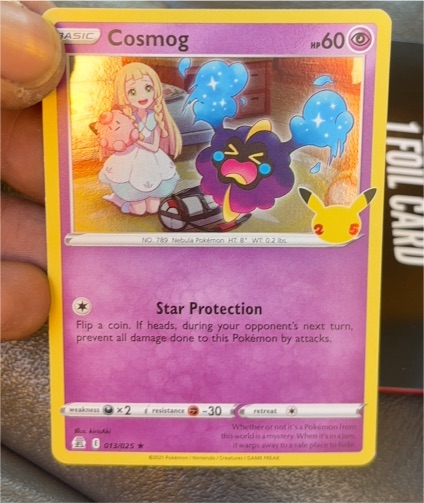 2021 Pokémon Celebrations #013 Cosmog — front