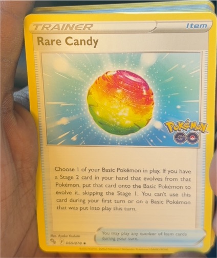 2022 Pokémon GO #069 Rare Candy — front