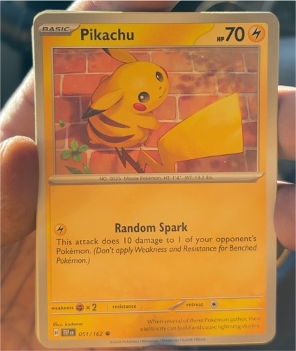 2024 Pokémon #051 Pikachu — front