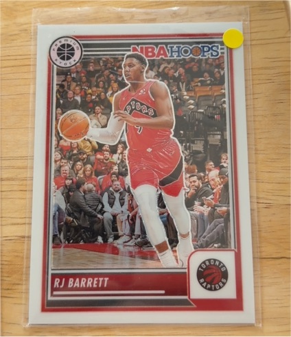 2023-24 Panini NBA Hoops Premium Stock #158 RJ Barrett — front
