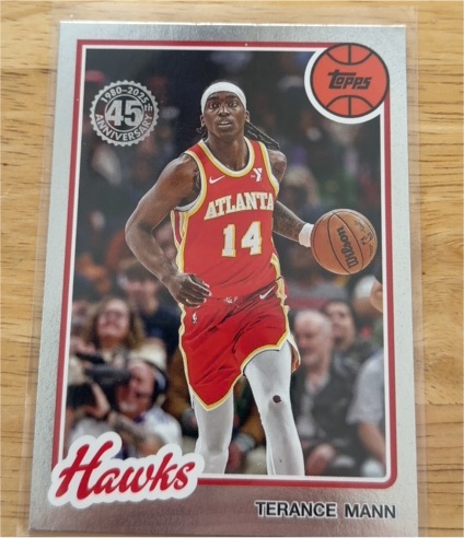 2025-26 Topps #80BK-44 Terance Mann 1980-81 Topps Basketball — front