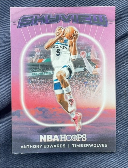 2024-25 Panini NBA Hoops #11 Anthony Edwards — front
