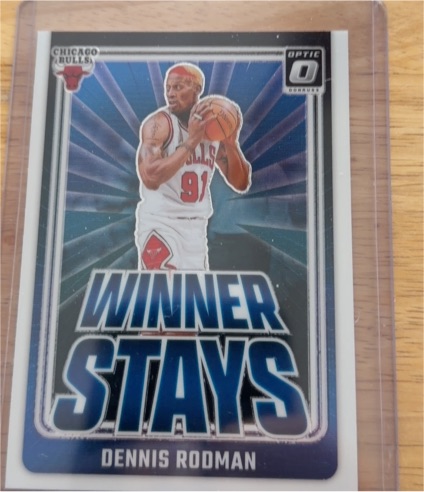 2024-25 Panini Donruss Optic #16 Dennis Rodman Winner Stays — front