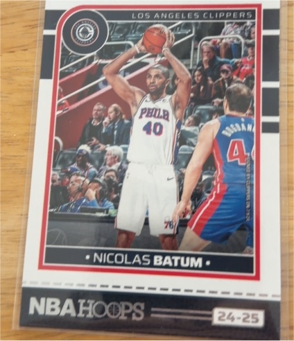 2024-25 Panini NBA Hoops #158 Nicolas Batum — front