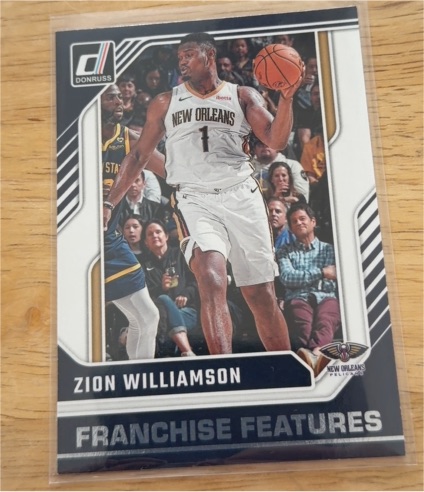 2024-25 Donruss #21 Zion Williamson Franchise Features — front
