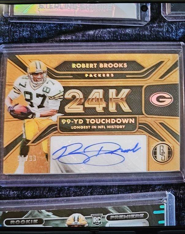 2024 Panini Gold Standard 24K Autographs #24K-RB Robert Brooks — front