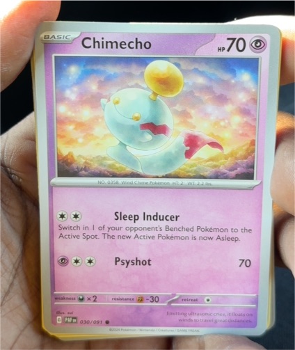 2024 Pokémon TCG Paldean Fates #030 Chimecho — front