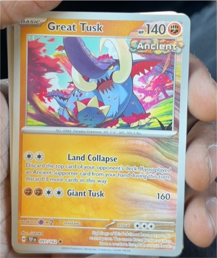 2024 Pokémon #097 Great Tusk — front