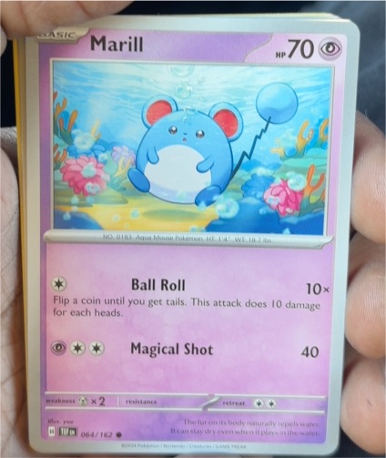2024 Pokemon Scarlet & Violet Temporal Forces #64 Marill — front