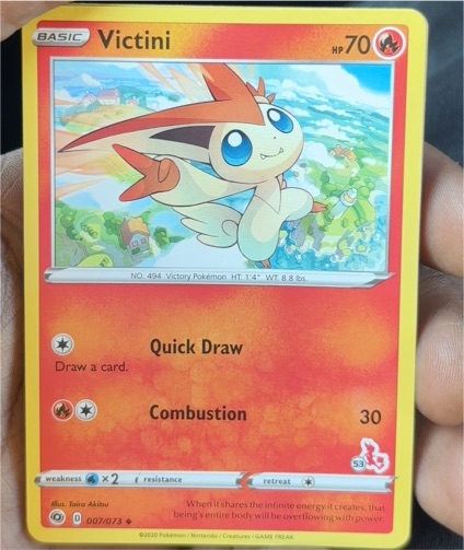 2020 Pokémon Champion's Path #007 Victini — front
