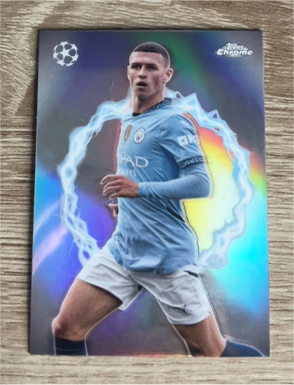 2024-25 Topps Chrome UEFA Club Competitions #CP-11 Phil Foden Circle of Power — front