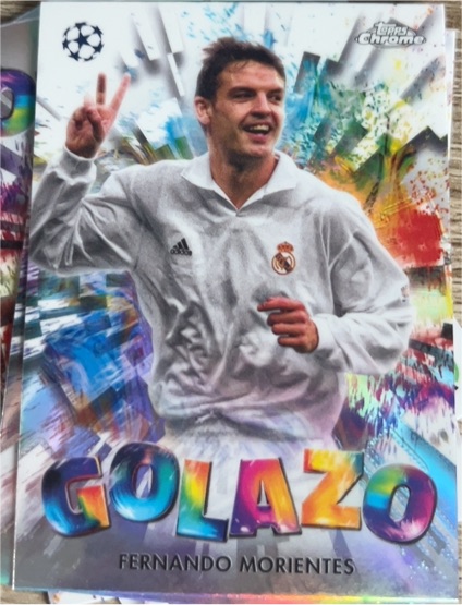 2024-25 Topps Chrome UEFA Club Competitions #GZ-15 Fernando Morientes Golazo — front