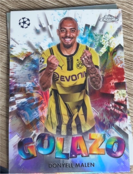2024-25 Topps Chrome UEFA Club Competitions #GZ-4 Donyell Malen Golazo — front