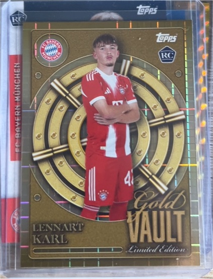 2025-26 Topps Gold Vault #GV Lennart Karl — front