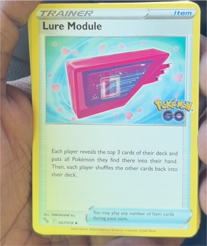 2022 Pokémon TCG Pokémon GO #067 Lure Module — front