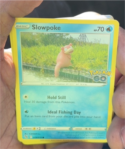 2022 Pokémon GO #019 Slowpoke — front