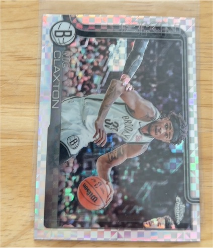 2025-26 Topps Chrome #27 Nic Claxton — front