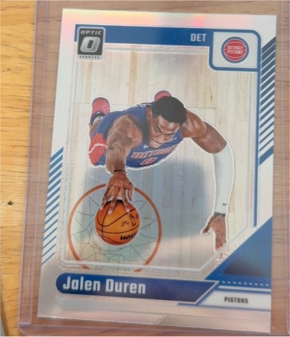 2024-25 Panini Donruss Optic #89 Jalen Duren — front
