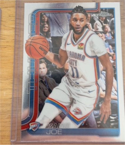 2025-26 Topps Chrome #121 Isaiah Joe — front
