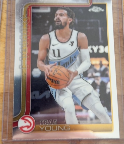 2025-26 Topps Chrome #5 Trae Young — front