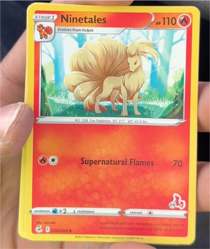 2021 Pokémon Sword & Shield Fusion Strike #030 Ninetales — front