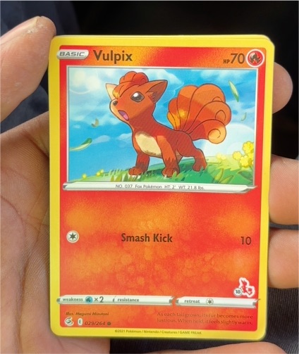 2021 Pokémon Fusion Strike #29 Vulpix — front