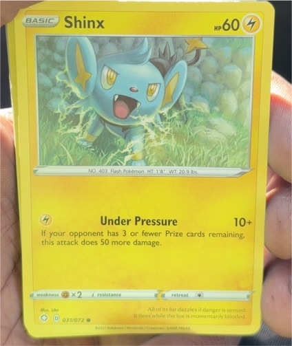 2021 Pokémon TCG Shining Fates #031 Shinx — front