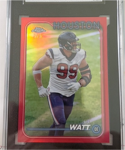 2024 Topps Chrome #82 J.J. Watt — front