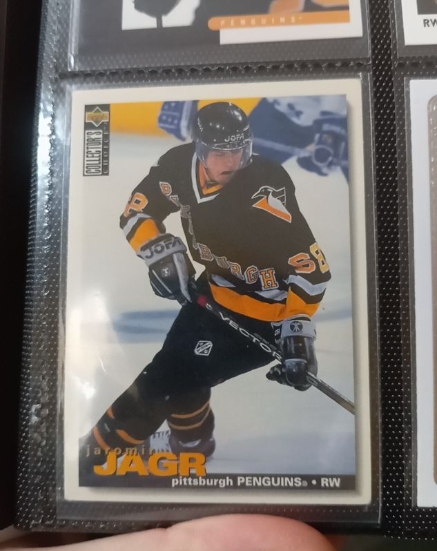 1995-96 Upper Deck Collector's Choice #127 Jaromir Jagr — front
