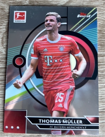 2022-23 Topps Finest Bundesliga #122 Thomas Müller — front