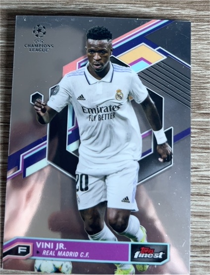 2022-23 Topps Finest UEFA Club Competitions #32 Vini Jr. — front