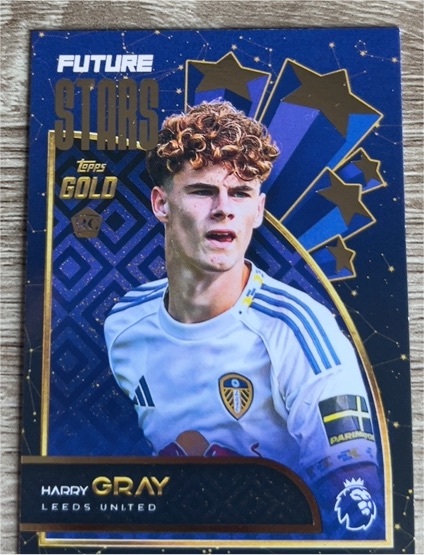 2025 Topps Gold Premier League Future Stars Harry Gray — front