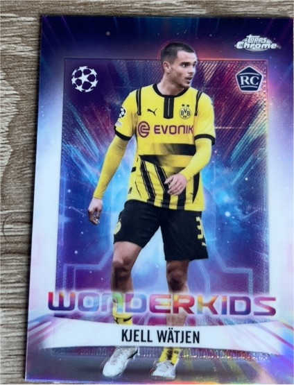 2024-25 Topps Chrome UEFA Club Competitions Wonderkids #WK-11 Kjell Wätjen — front