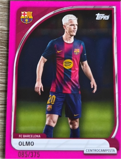 2024-25 Topps Chrome UEFA Club Competitions #94 Dani Olmo FC Barcelona — front