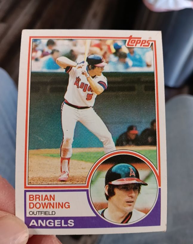 1983 Topps #442 Brian Downing — front