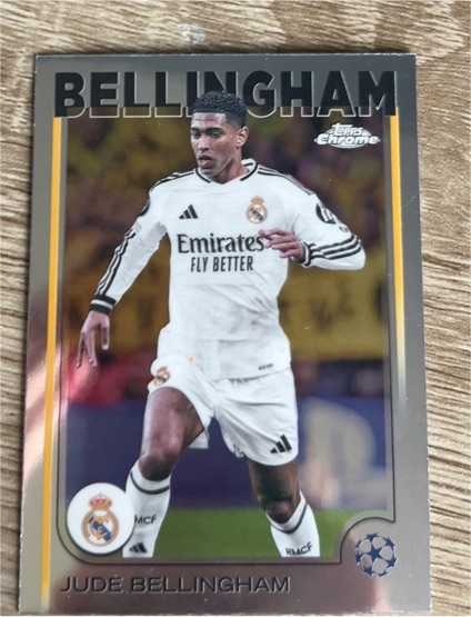 2024-25 Topps Chrome UEFA Club Competitions #22 Jude Bellingham — front