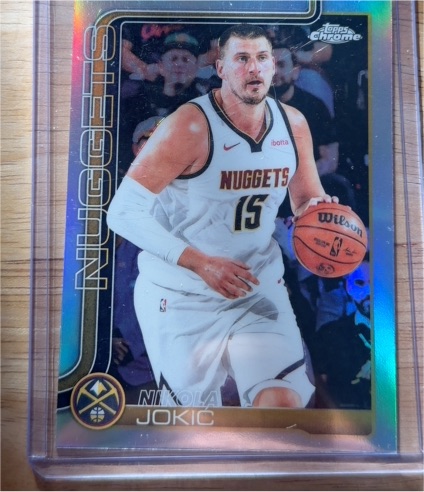 2025-26 Topps Chrome #25 Nikola Jokic — front