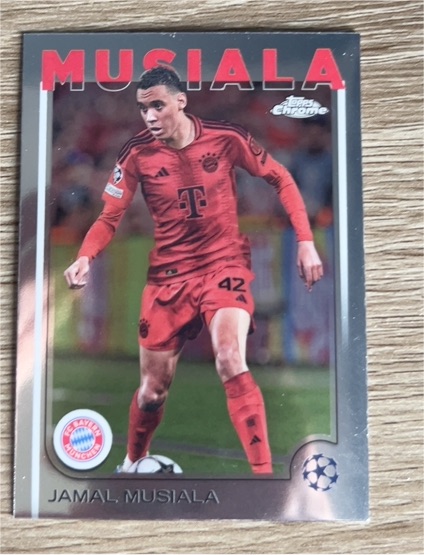 2024-25 Topps Chrome UEFA Club Competitions #42 Jamal Musiala — front