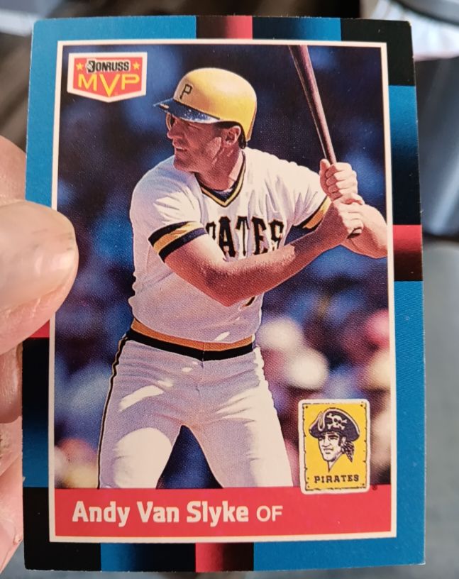 1988 Donruss MVP #BC-8 Andy Van Slyke — front